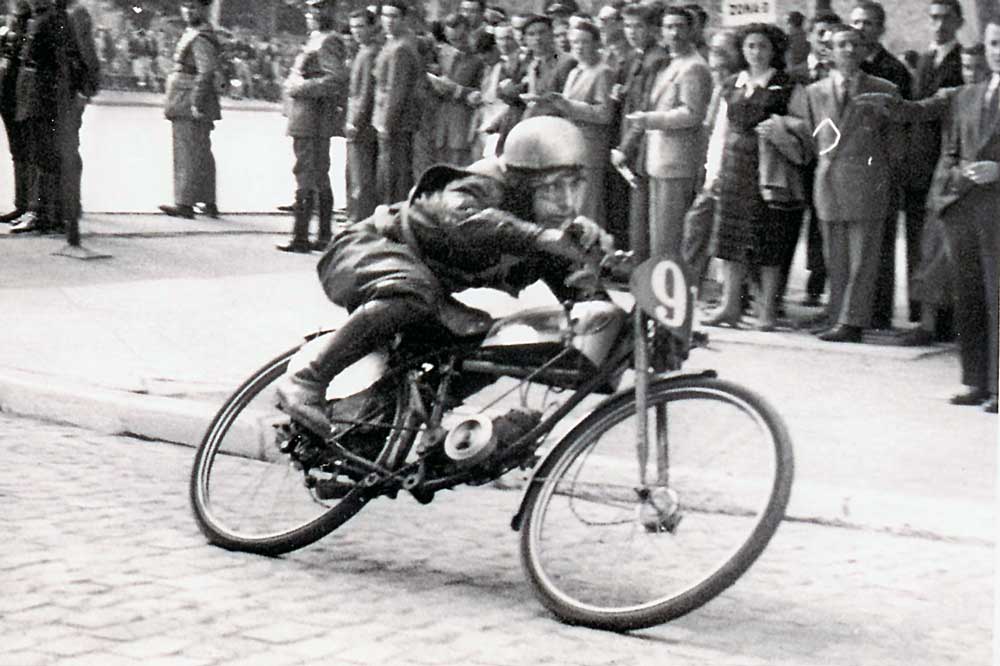 Ramón Martín, primer campeón de España de 50 cc.