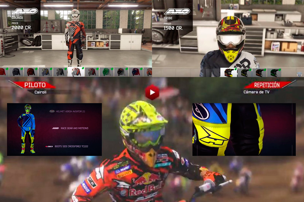 AXO en el nuevo MXGP2 con su traje offroad Motion 3