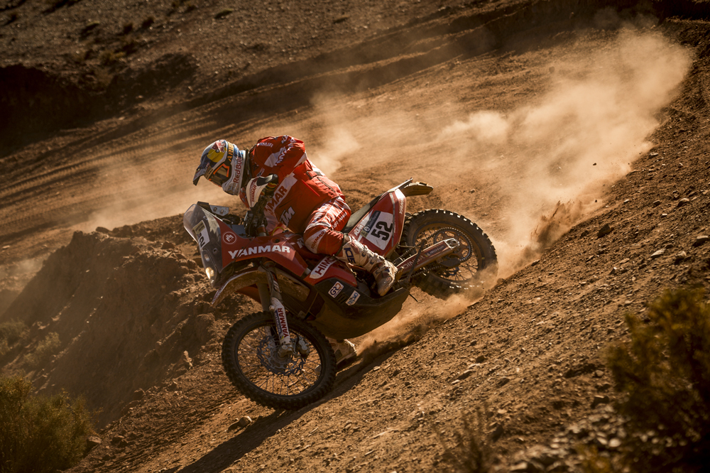 Ivan Cervantes durante el Dakar 2016