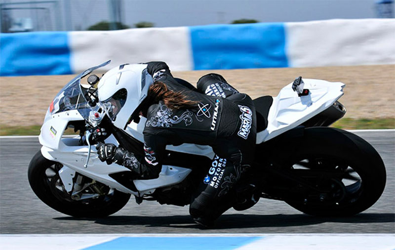 Maria Barbero en el Campeonato de España de Velocidad
