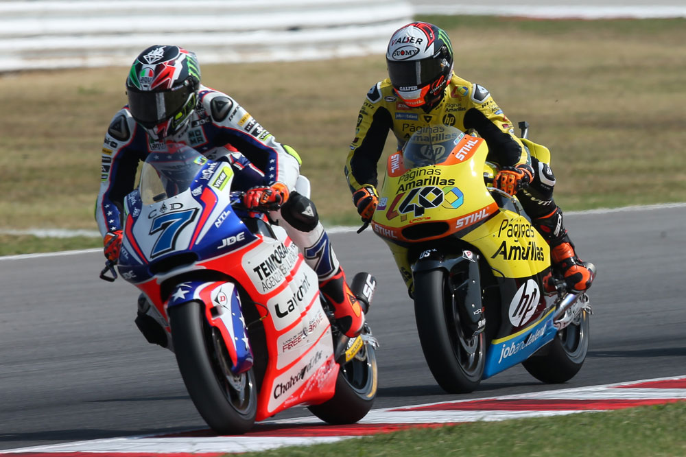 Badasarri y Alex Rins en el Gran Premio de San Marino