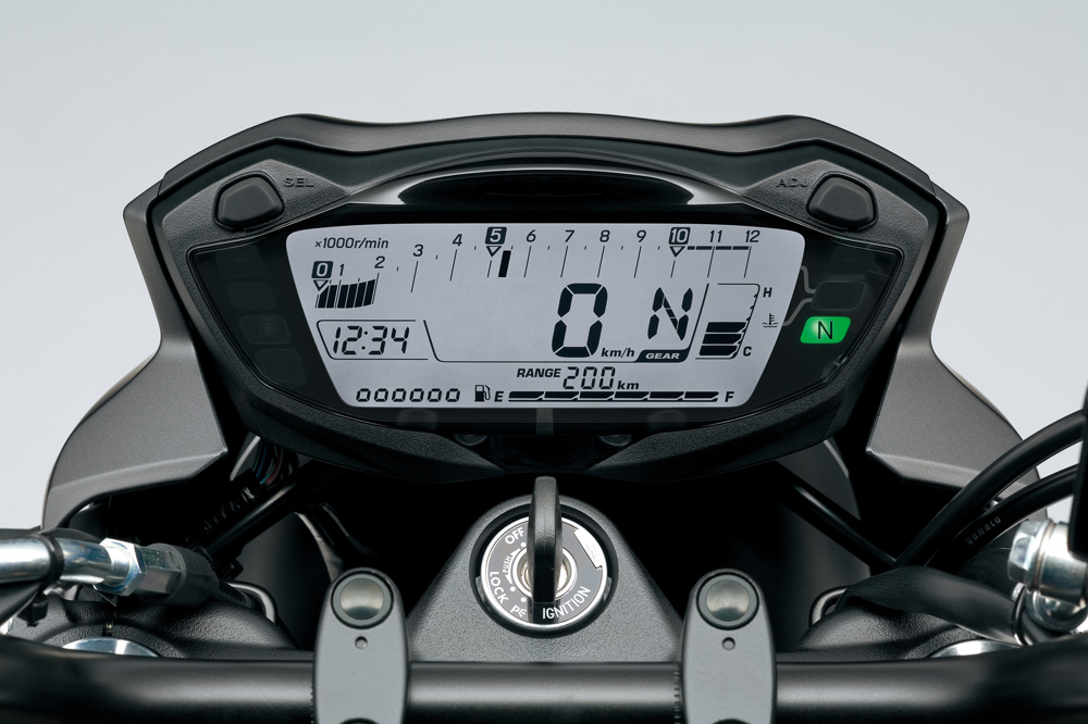 Cuadro de instrumentos de la Suzuki SV 650