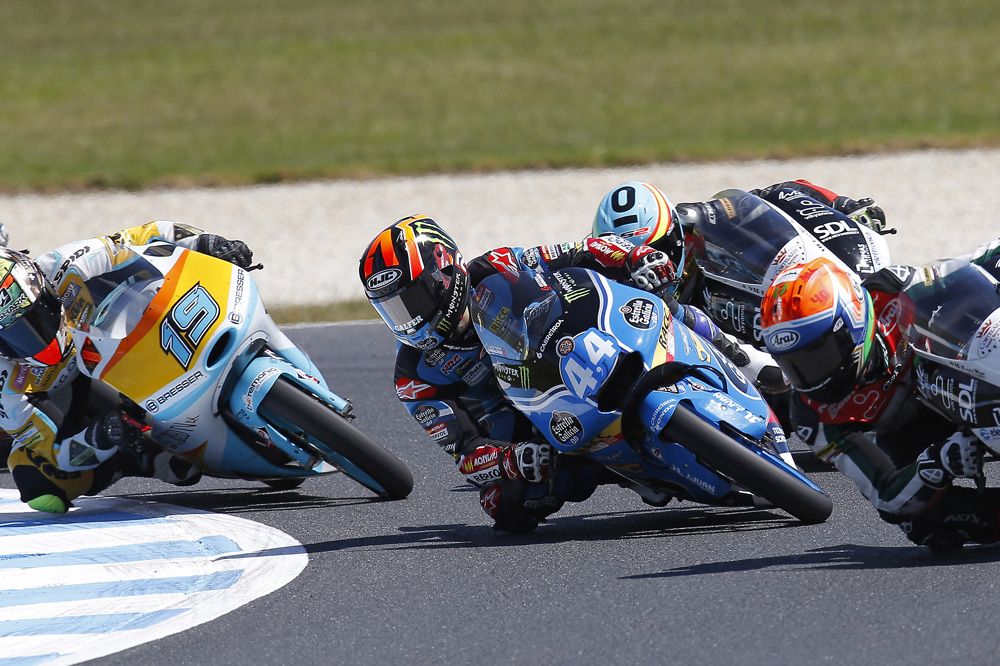 Primer podio mundialista para Aaron Canet en el GP de Australia de Moto3