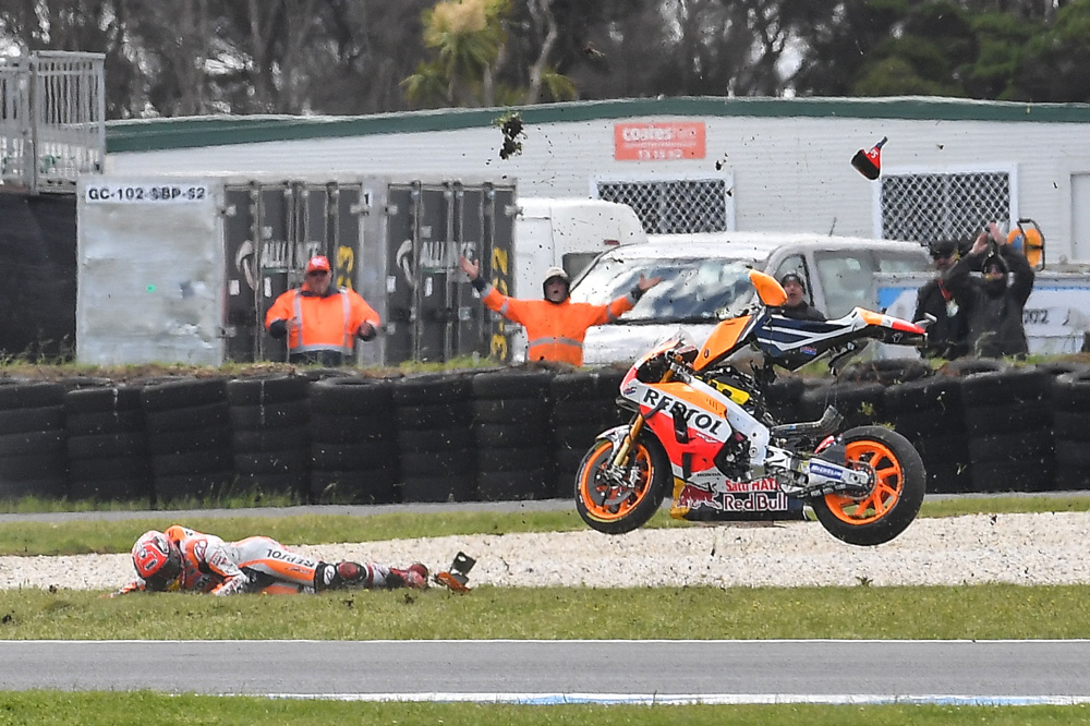 Caída de Marc Márquez GP de Australia