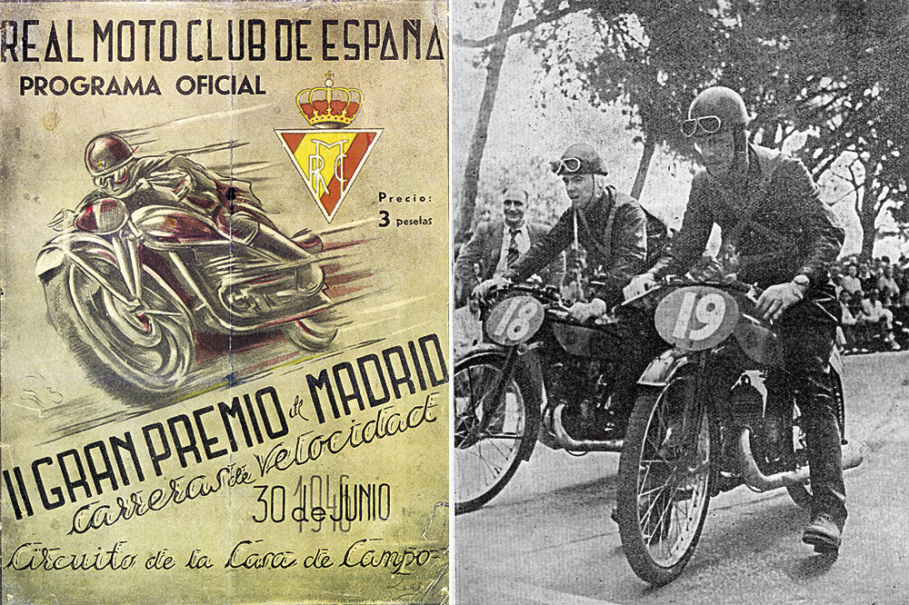 Segundo Gran Premio Motociclismo Madrid 1946