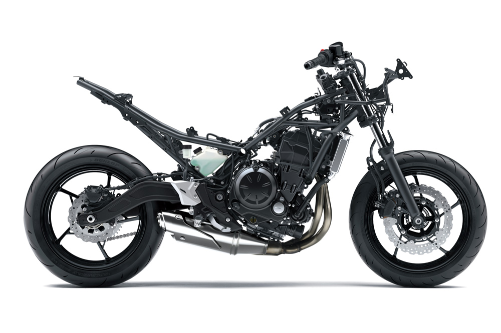 Chasis de la Kawasaki Ninja 650 2017