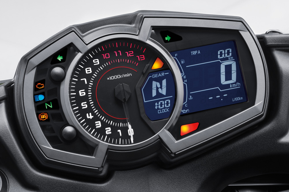 Cuadro de instrumentos de la Kawasaki Ninja 650