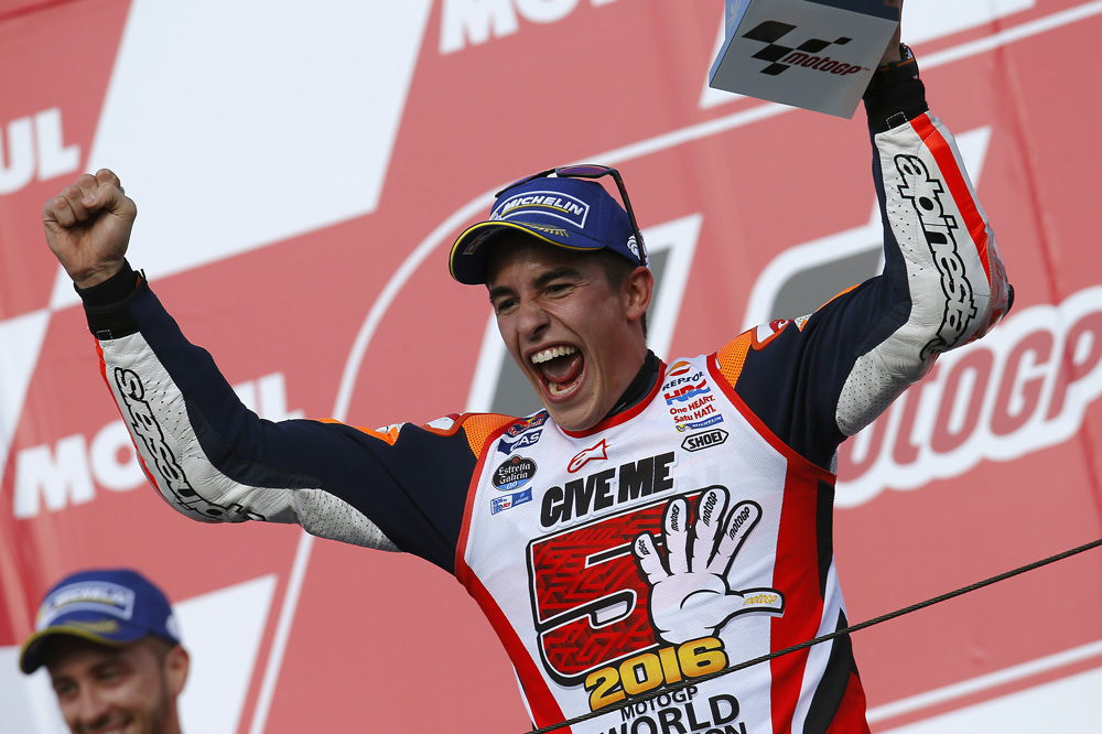Marc Márquez Campeón del Mundo de MotoGP 2016