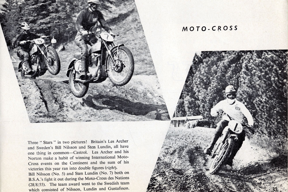 Publicidad Castrol Carreras de Motocross