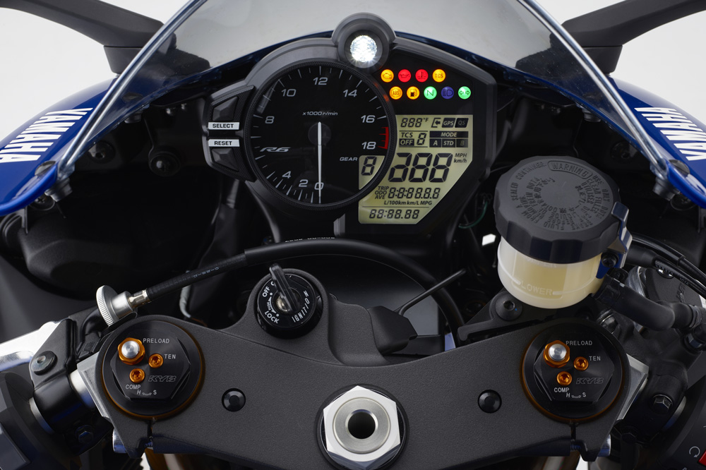 Cuadro de Instrumentos de la Yamaha YZF R6 2017