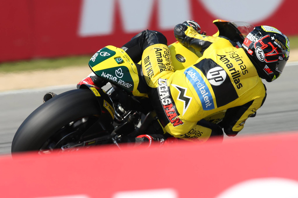 Alex Rins antes del GP de Valencia