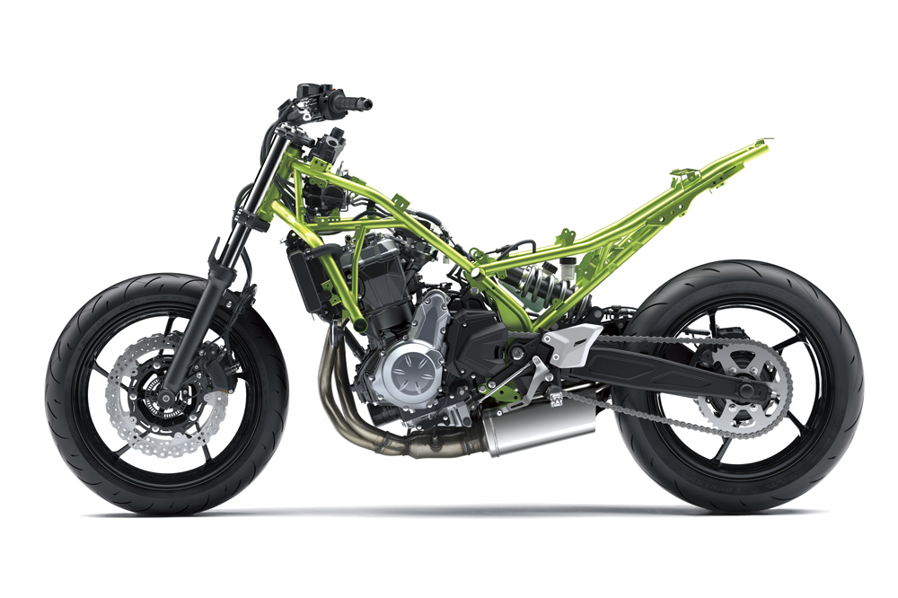 Chasis de la Kawasaki Z 650
