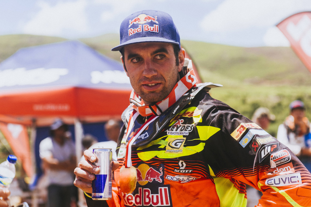 Alfredo Gomez en el enduro extremo Roof of Africa