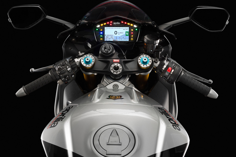 Cuadro de instrumentos de la Aprilia RSV 4