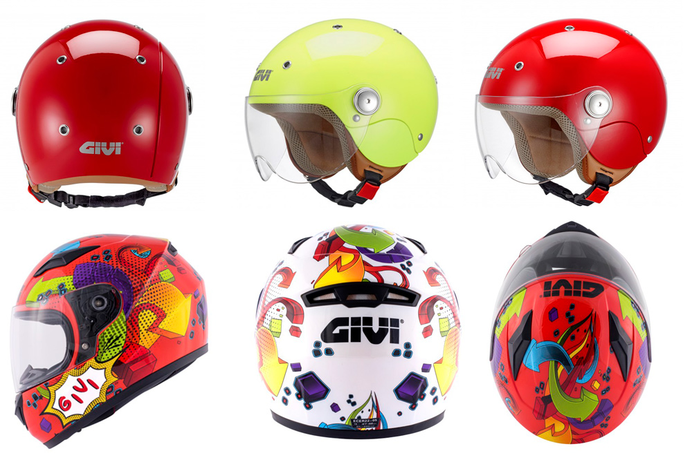 Cascos Junior 3 y Junior 4 de Givi