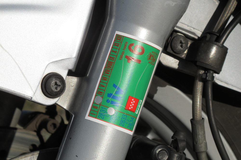 Pegatina ITV Moto