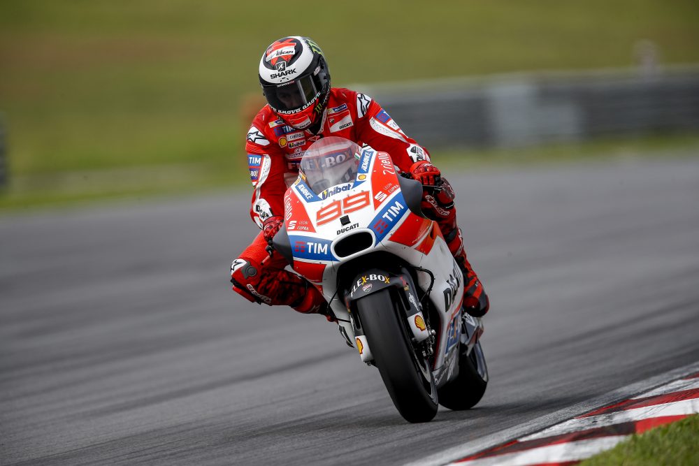 Jorge Lorenzo, entrenamientos Sepang con Ducati