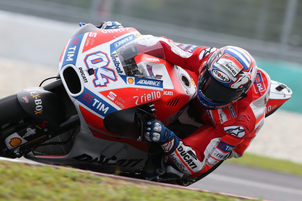 Andrea Dovizioso, Ducati, entrenamientos Sepang