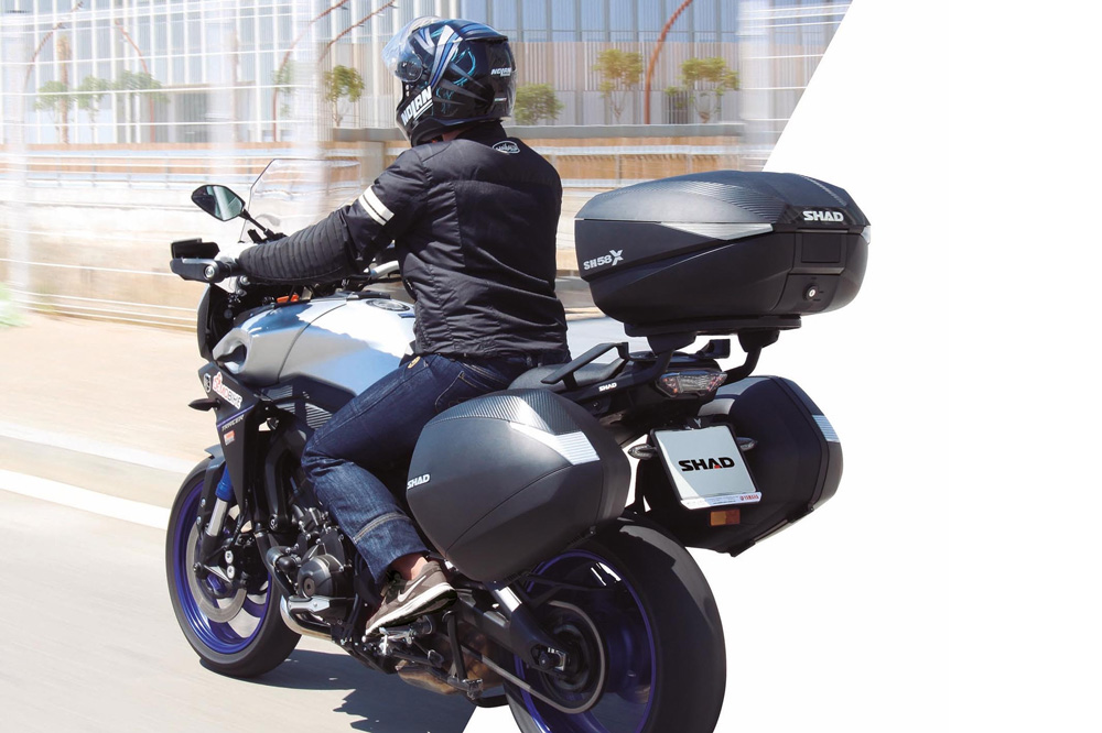 Maleta moto expandable SH58X de Shad