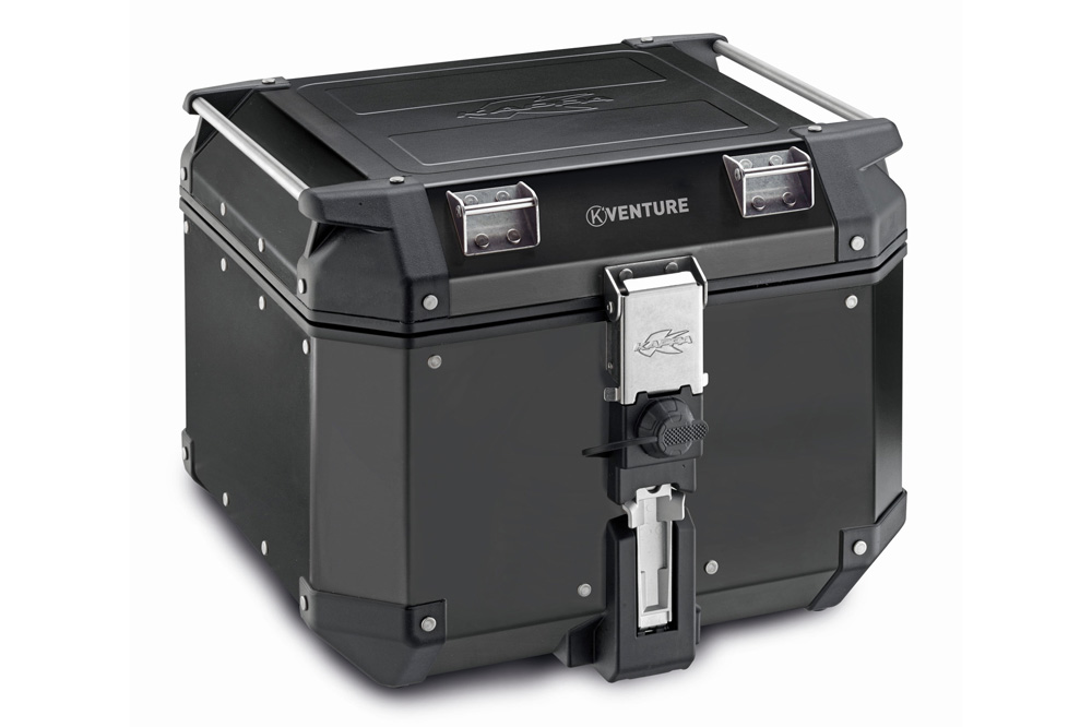 Maleta trasera K-Venture de aluminio negro 42 litros