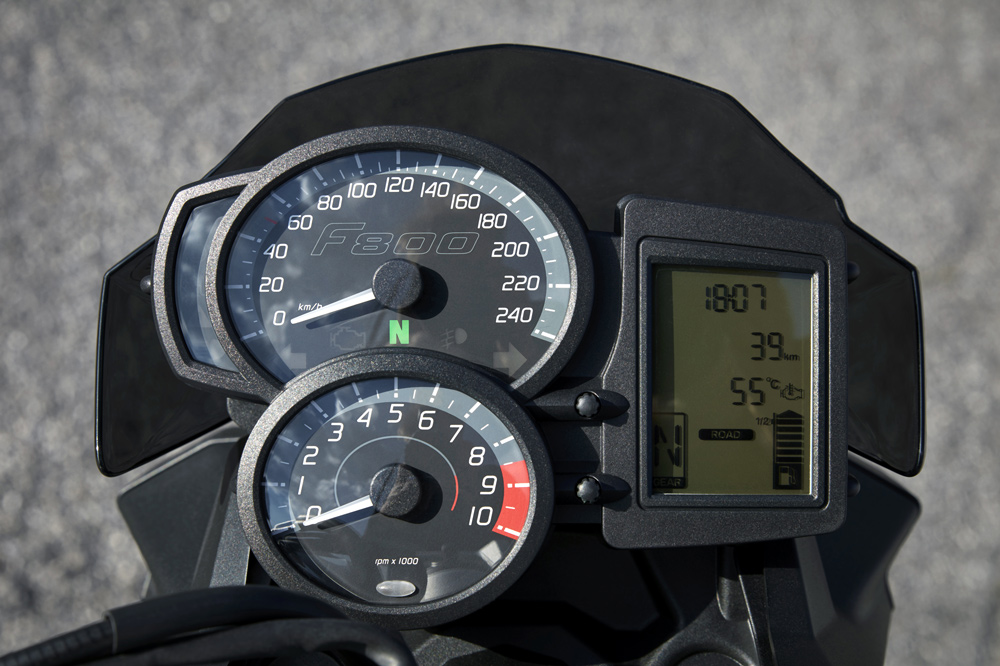 Cuadro de instrumentos de la BMW F 800 R