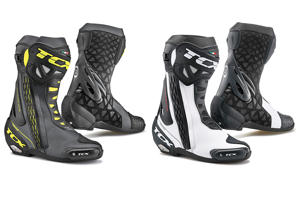 Botas RT_Race de TCX negro y blanco