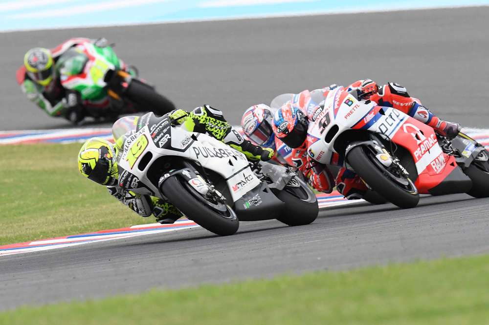 Alvaro Bautista durante el GP de Argentina