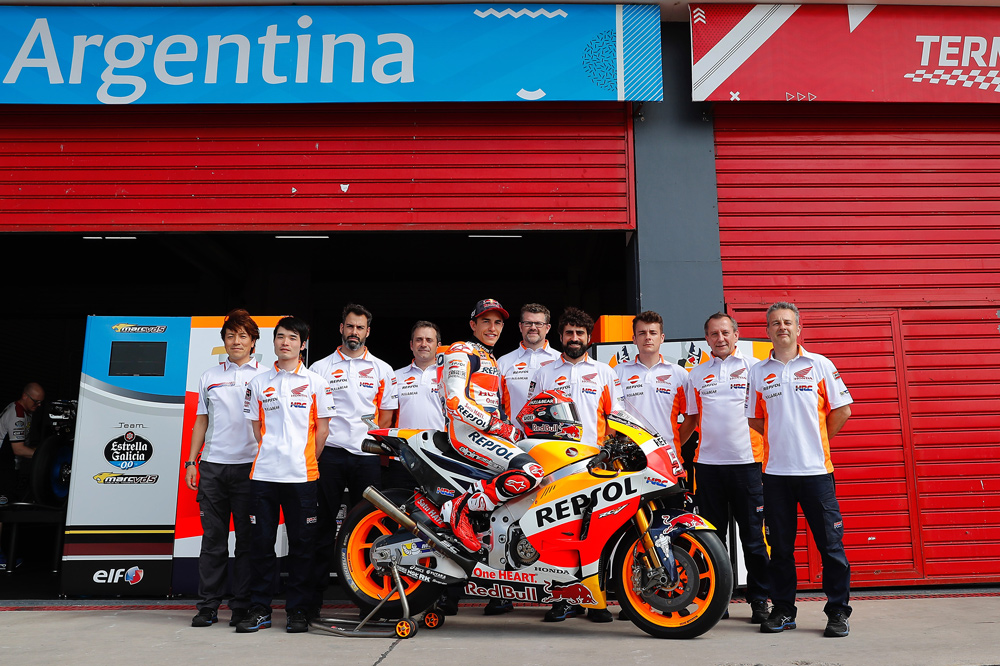 Marc Marquez antes del GP de Argentina 2017