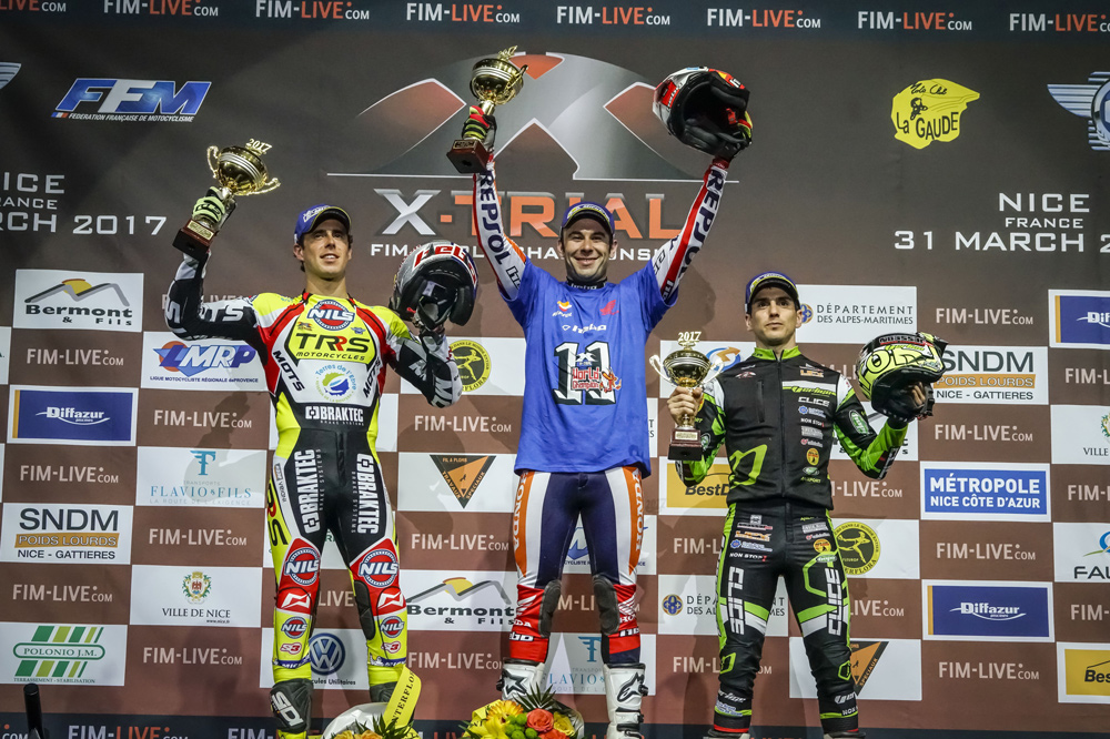 Toni Bou logra su 11 titulo de trial indoor