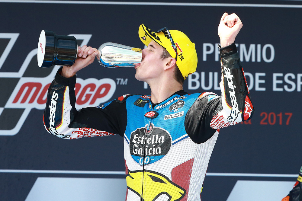 Alex Marquez logra en Jerez la primera victoria en Moto2