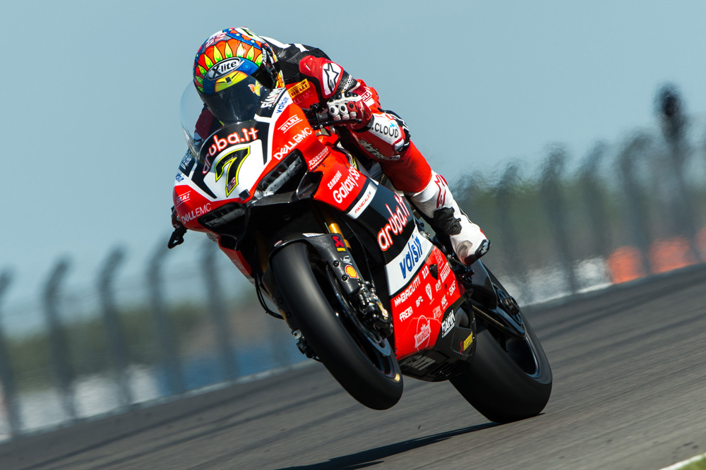 Chaz Davies, tercero en SBK en Donington 2017