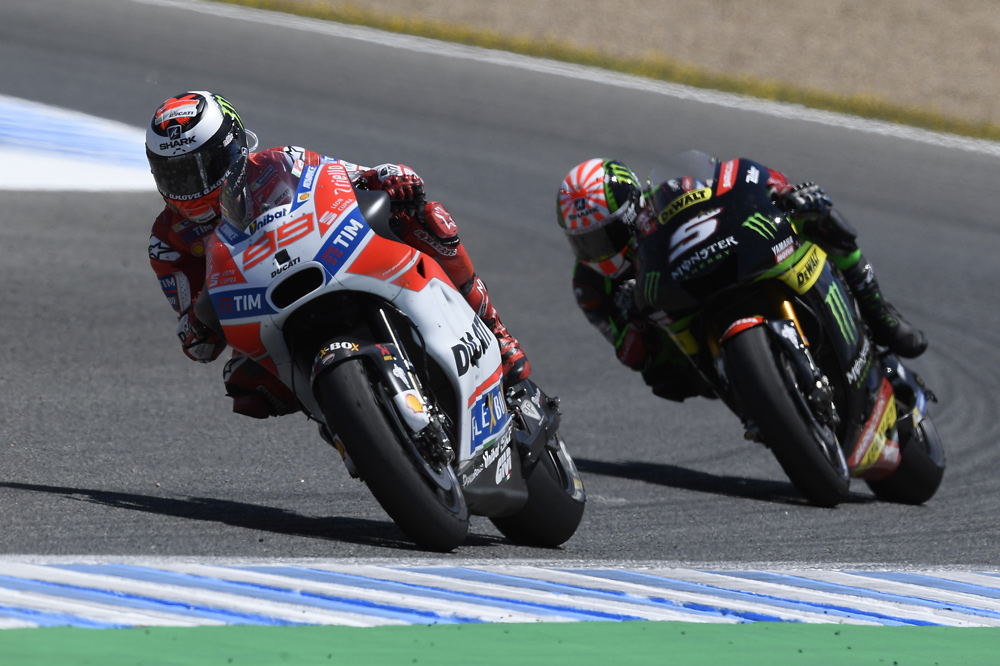 Jorge Lorenzo se subió al podio por primera vez con Ducati