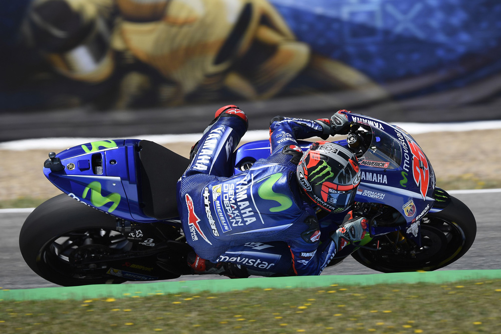 Maverick Viñales fue cuarto en los entrenamientos del GP de Jerez