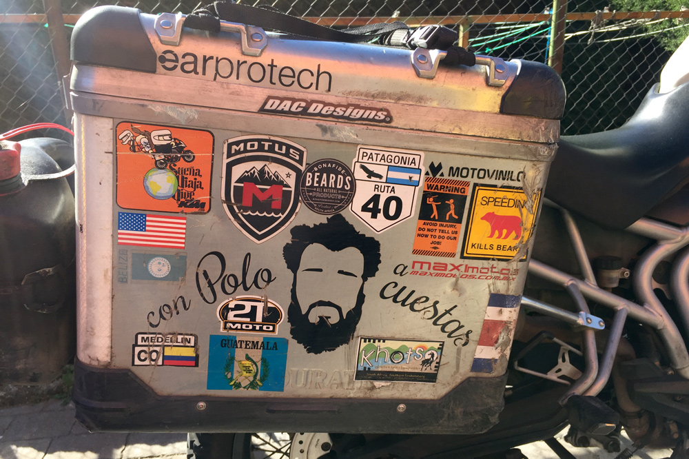 Maleta de la Moto de Polo Arnaiz