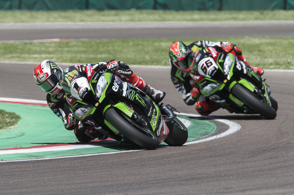 Jonathan Rea y Tom Sykes, Mundial SBK Imola
