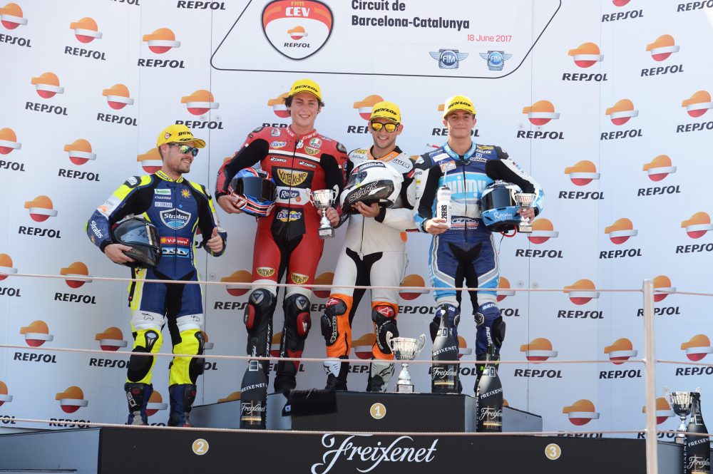 FIM CEV Repsol Moto 2 Podio