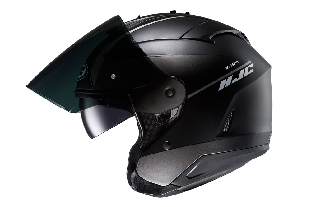 HJC Casco jet IS 33 II negro matede HJC