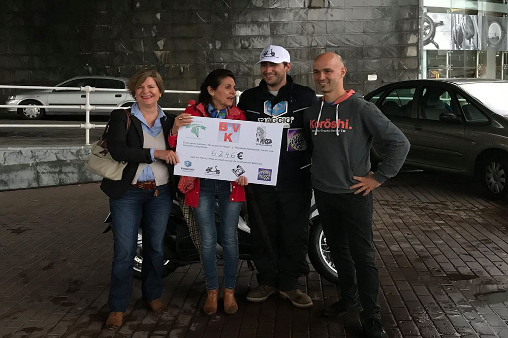 Km Solidarios entrega de cheque Bakuva 2017