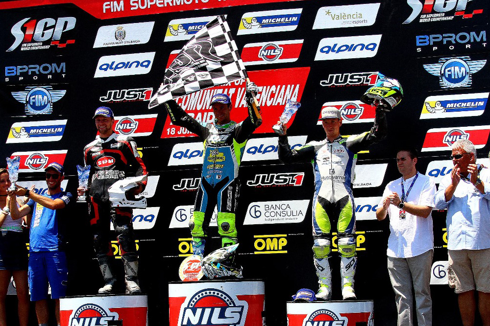 Mundial de Supermoto Albaida Podio S1GP 2017