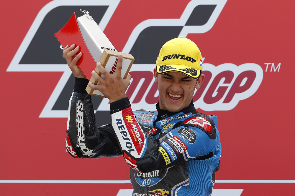 Victoria de Aaron Canet en el GP de Assen 2017 Moto3