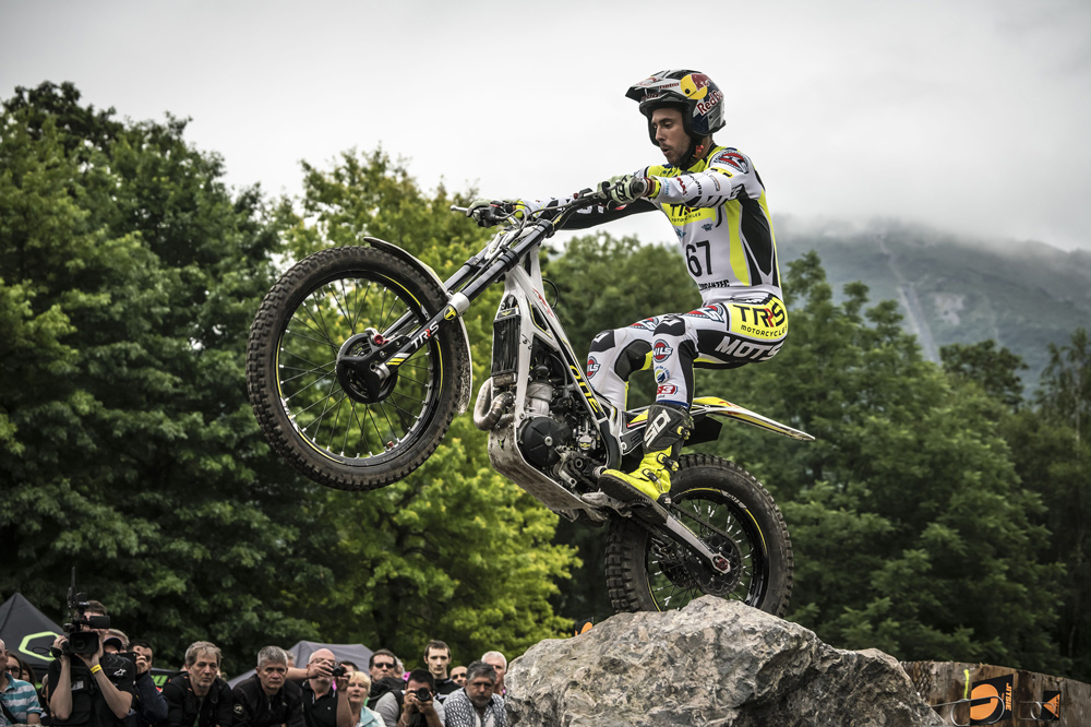 Adam Raga fue segundo en el Trial de Lourdes
