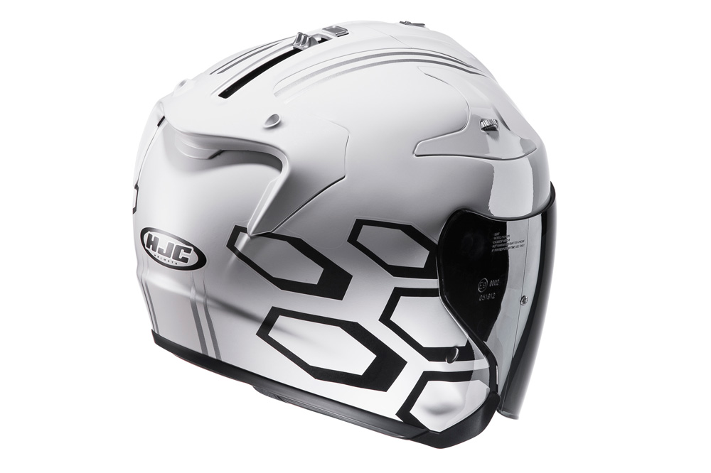 Casco FG-jet Dukas blanco de HJC