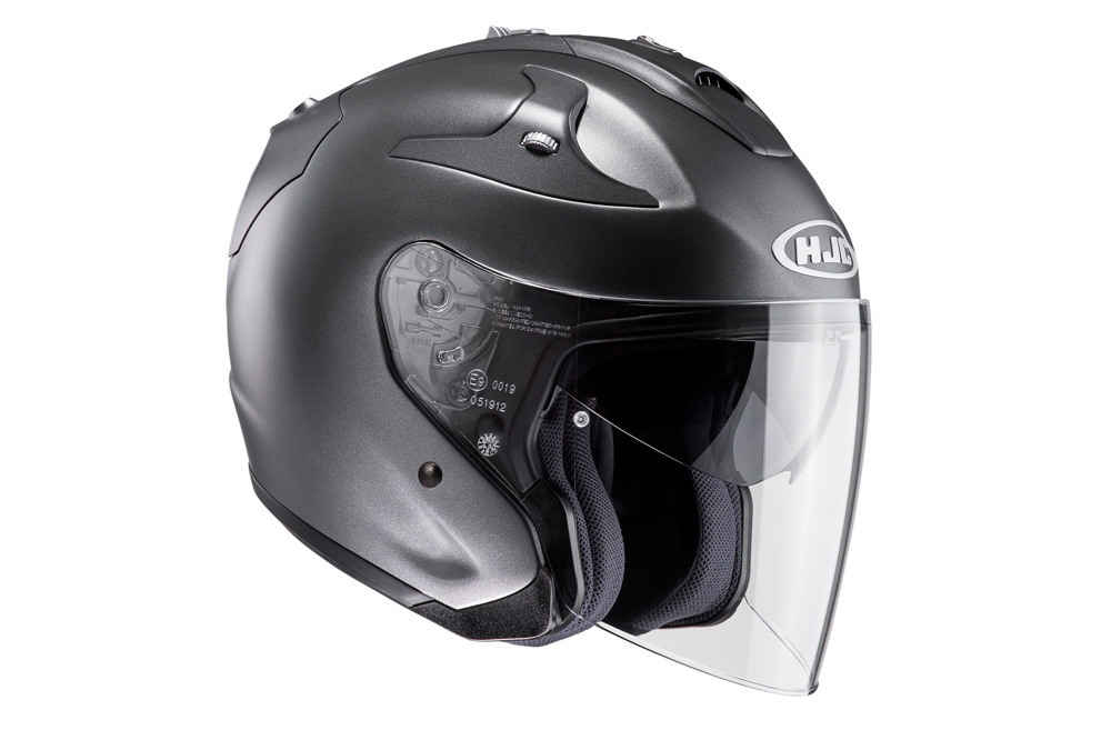 Casco FG jet de HJC negro mate
