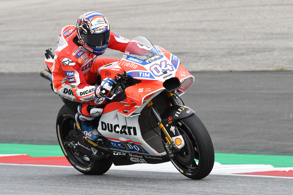 Andrea Dovizioso logró la victoria en el GP de Austria en MotoGP