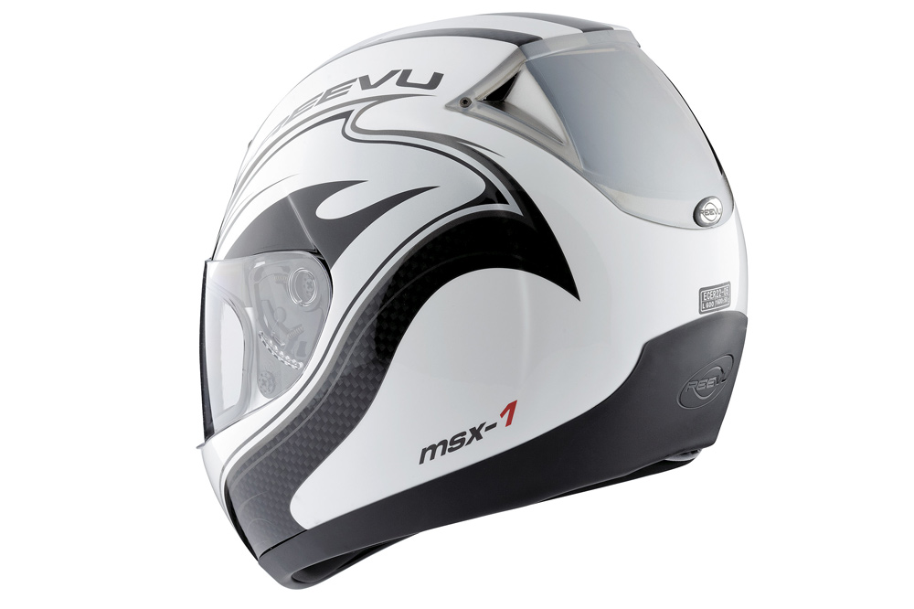 Casco de moto con retrovisor Reevu