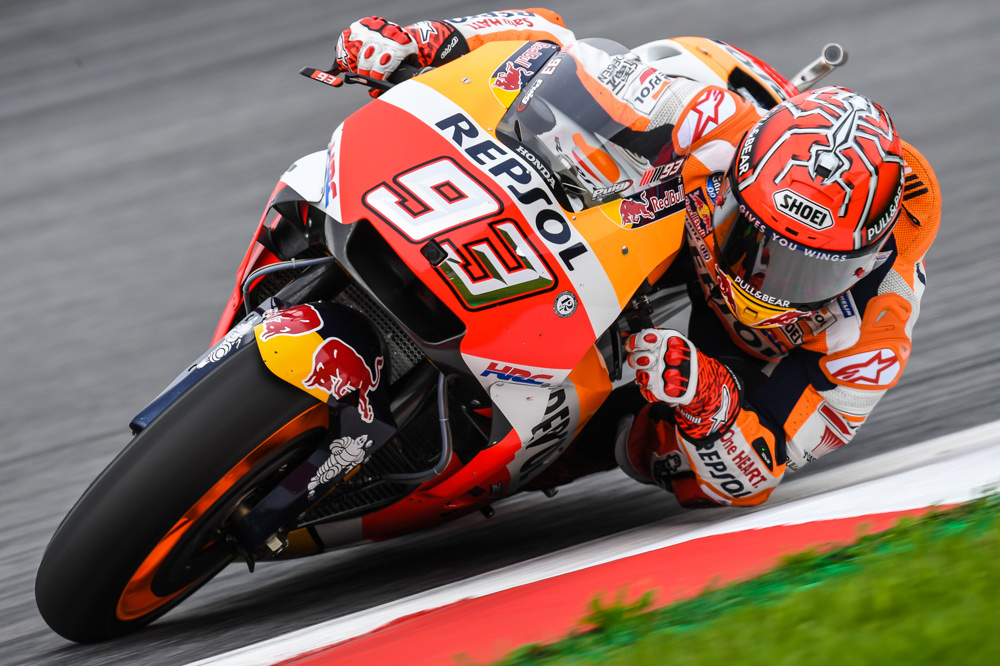 Marc Márquez fue segundo en el GP de Austria
