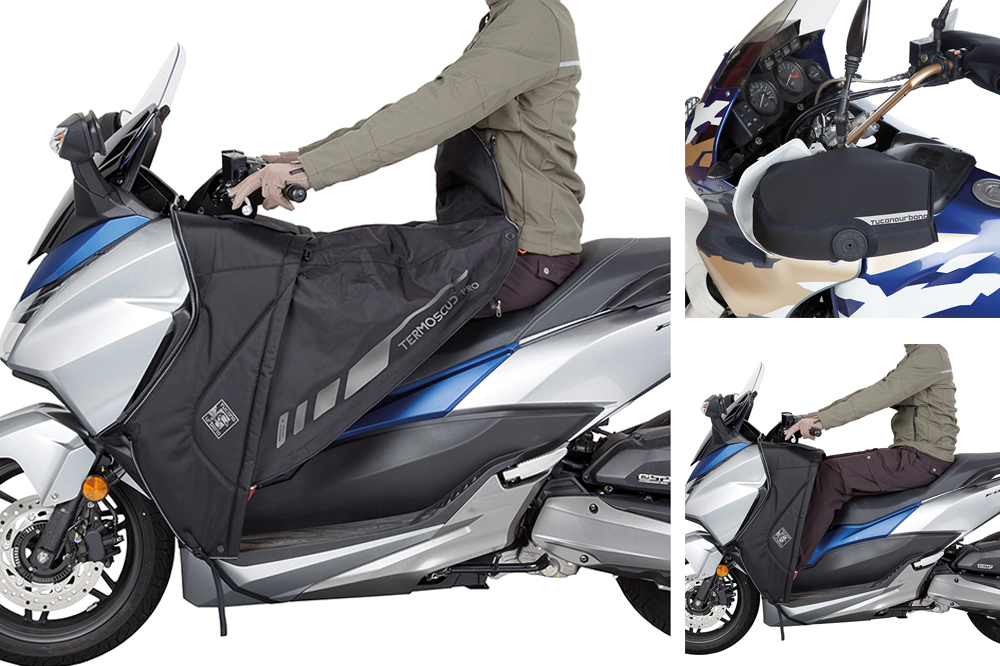 Cubrepiernas y manoplas para moto de Tucano Urbano