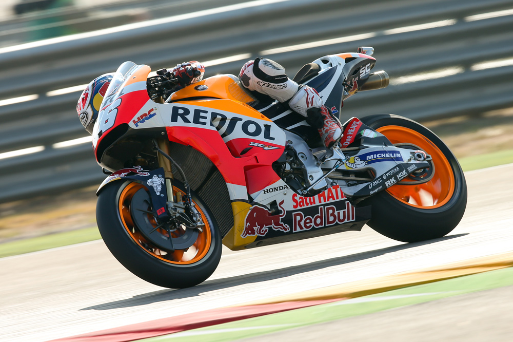 Dani Pedrosa, segundo en el GP de Aragon en MotoGP