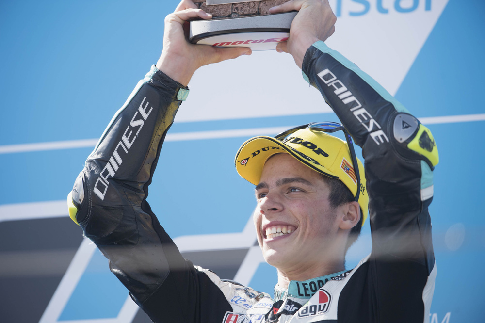 Victoria de Joan Mir en el GP de Aragon