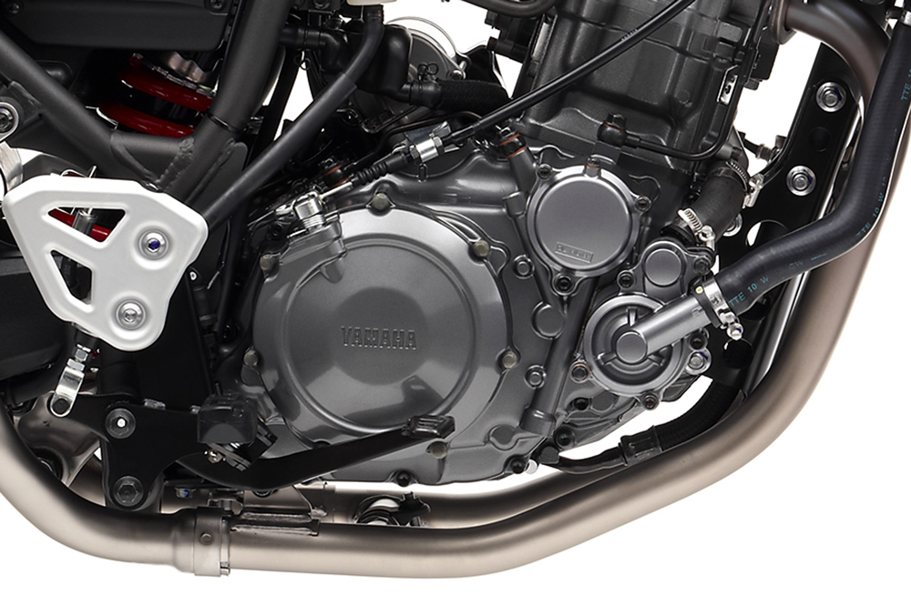 La leva del embrague de la moto